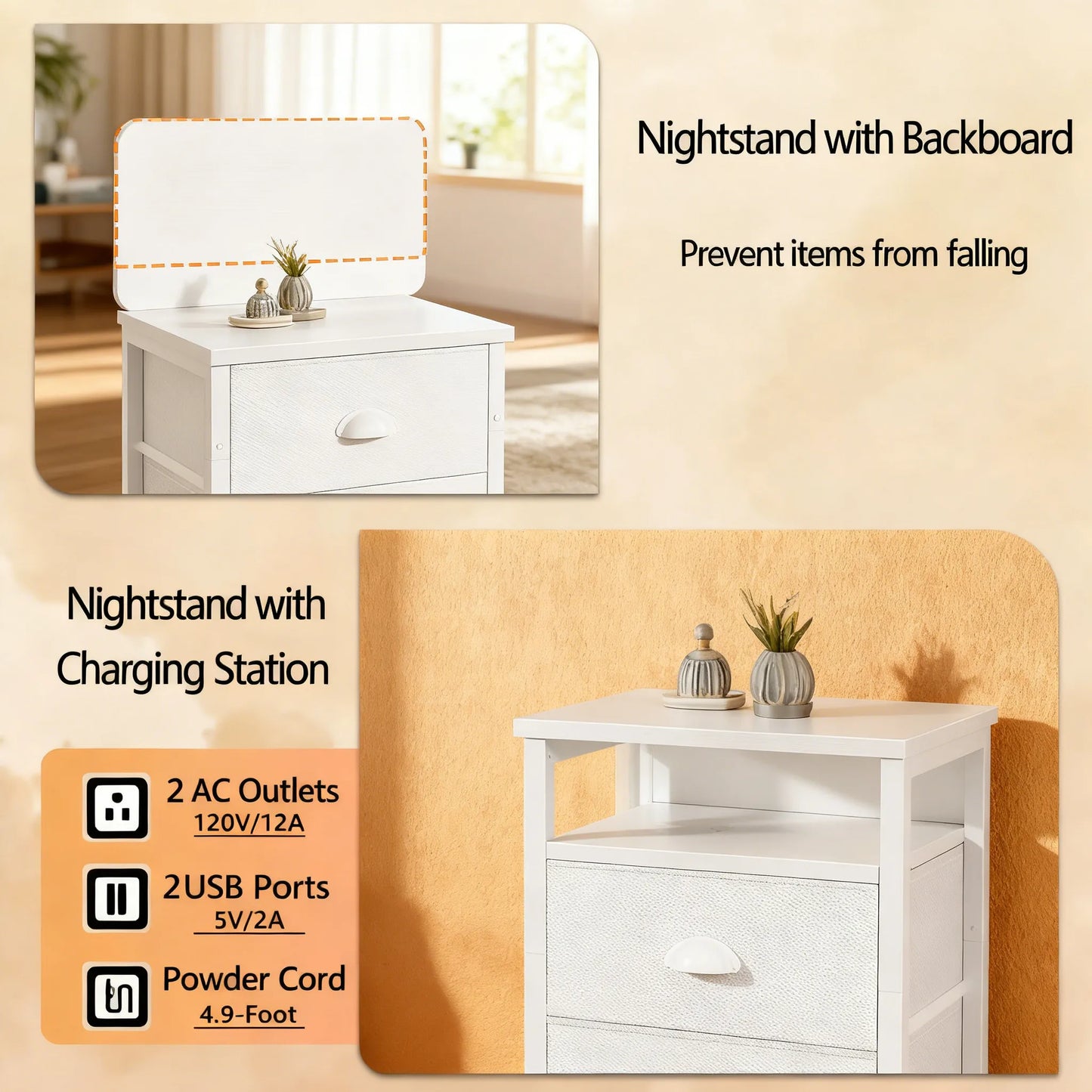 Multifunctional Charging Nightstand: Your Bedroom’s All-In-One Helper