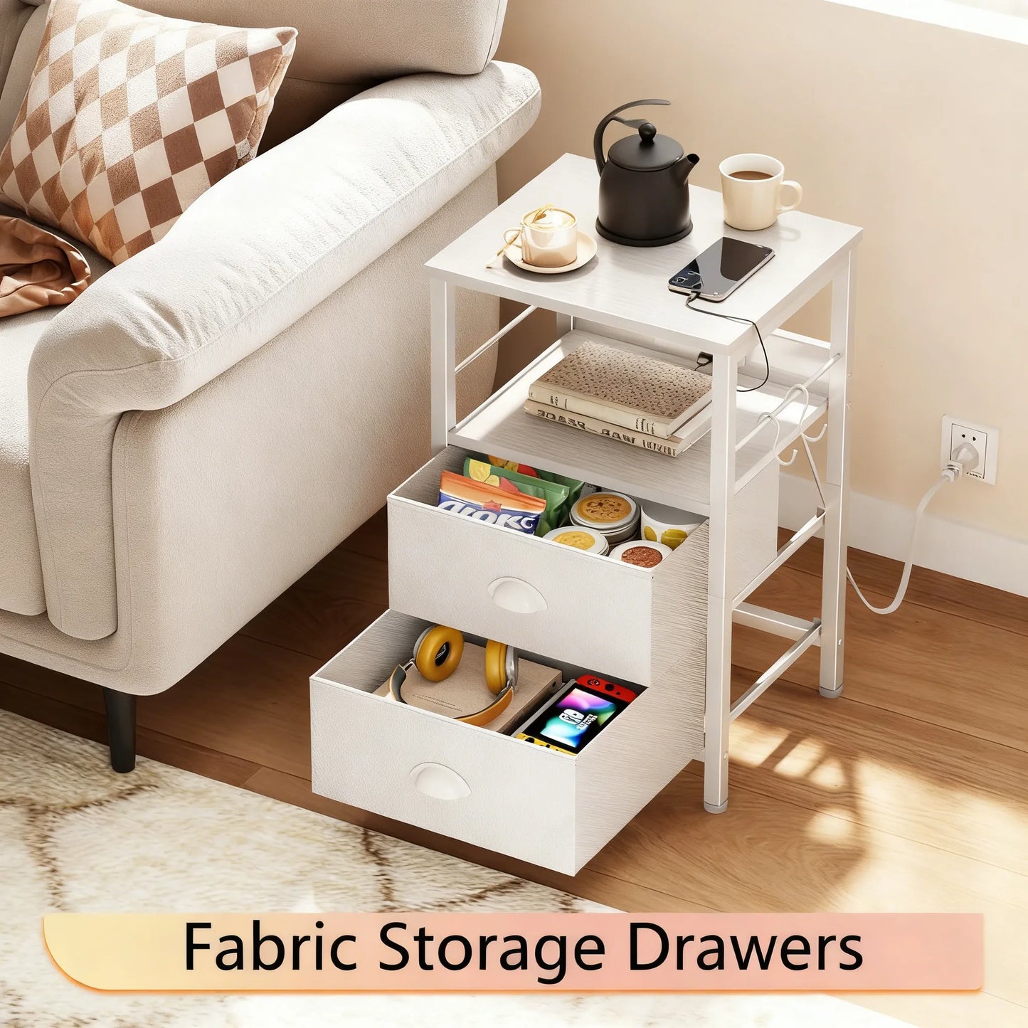 Multifunctional Charging Nightstand: Your Bedroom’s All-In-One Helper