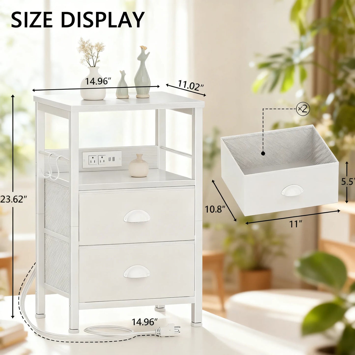 Multifunctional Charging Nightstand: Your Bedroom’s All-In-One Helper