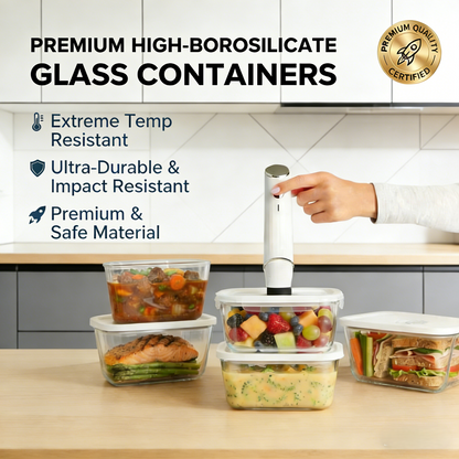 Sealix™ Handheld Vacuum Sealer & Food Storage Kit