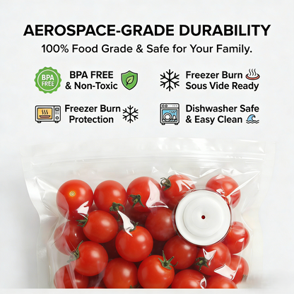 Sealix™ Handheld Vacuum Sealer & Food Storage Kit