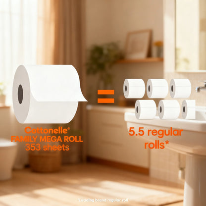 Cottonelle Family Mega Roll Toilet Paper