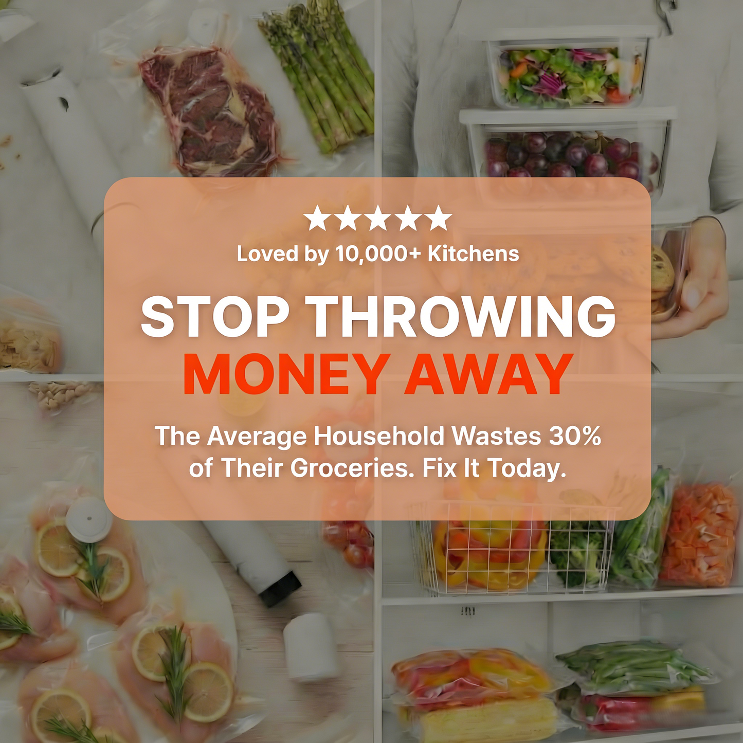 Sealix™ Handheld Vacuum Sealer & Food Storage Kit